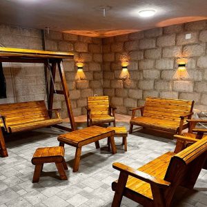 מערכת "אבן וארז" – סט אירוח כפרי מושלם