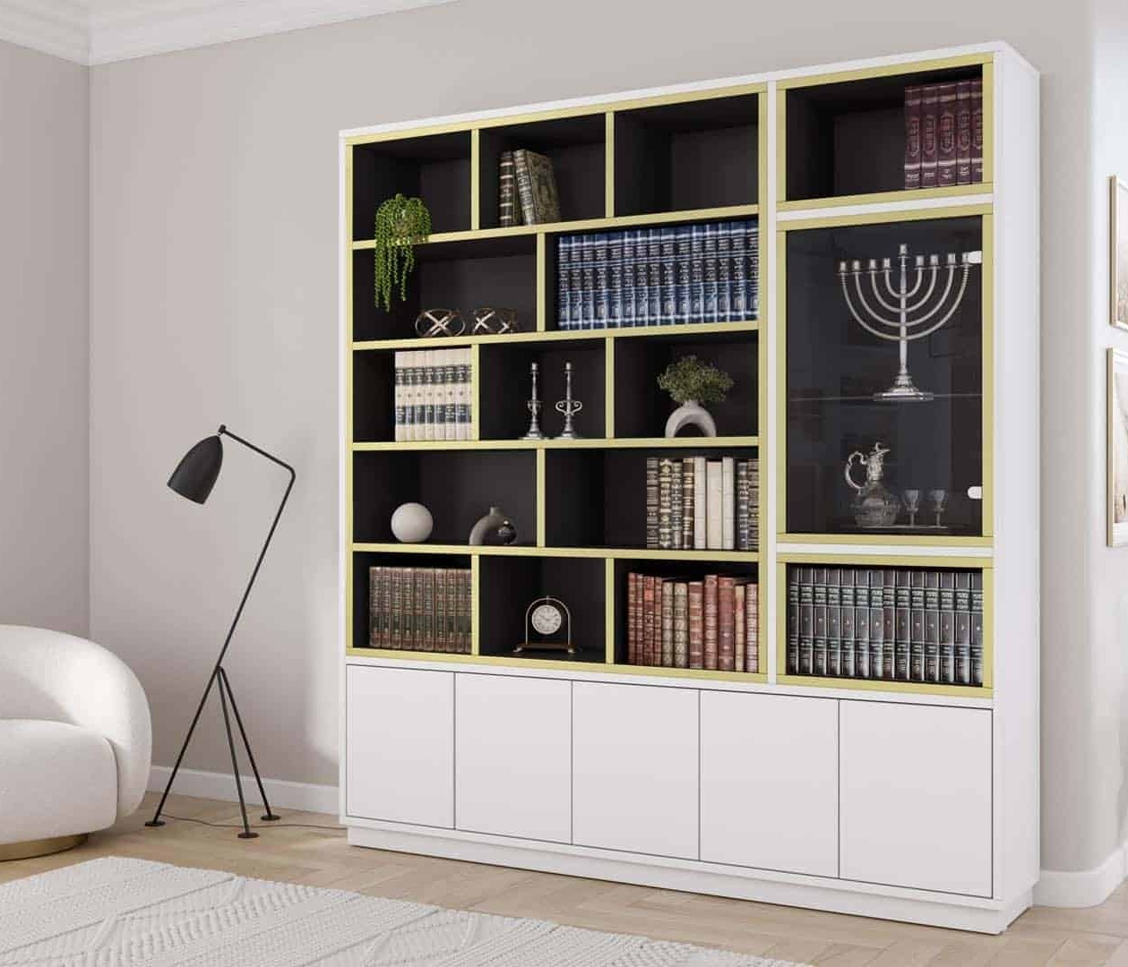 ארון ספרים דגם אלישע